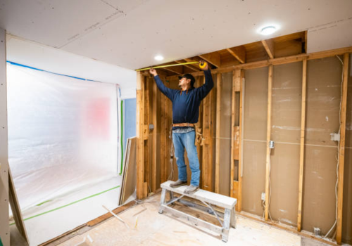 Gypsum board ceiling
